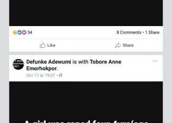 13-year-old allegedly raped by father and son for 4 years in Benue State dies after battle with Vesicovaginal fistula