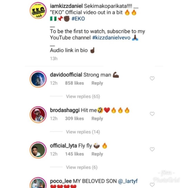 Davido Kizz Daniel Follow Each Other Back