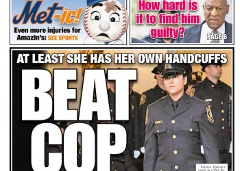 The saucy cop’s story has made headlines in the US