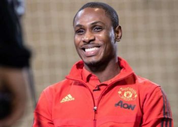 Odion Ighalo reacts after Manchester United confirm loan extension