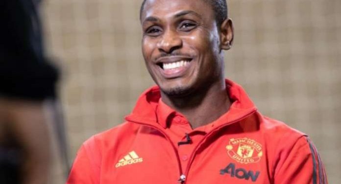 Odion Ighalo reacts after Manchester United confirm loan extension