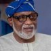 BREAKING: Ondo Governor Akeredolu Sacks Aides To Deputy