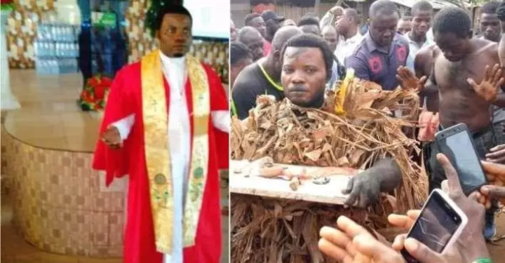 Nigerian Popular Pastor Caught And Disgraced For Burying Charm In Someone’s House
