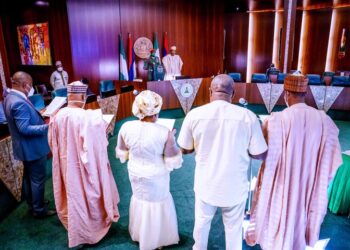 Buhari Swears In Muheeba Dankaka, Chairman, Members Of FCC, RMAFC, Others