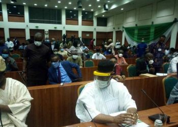 BREAKING!!! Sen. Akpabio Clashes With House of Reps