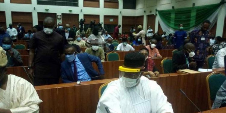 BREAKING!!! Sen. Akpabio Clashes With House of Reps