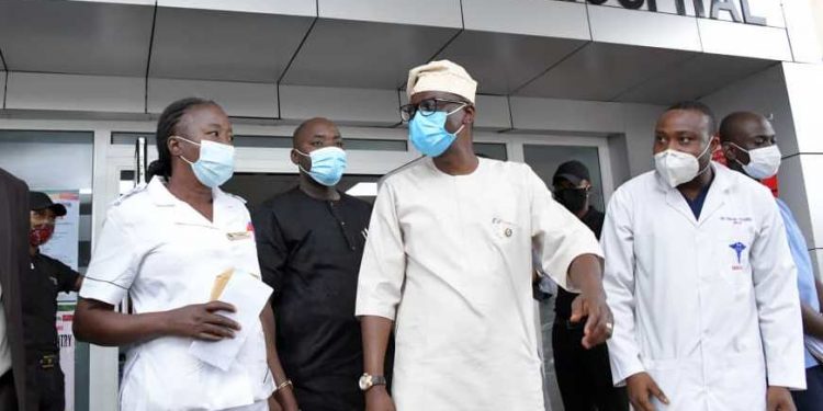 SANWO-OLU, WIFE CELEBRATE EID-EL-KABIR WITH PATIENTS, HEALTH PRACTITIONERS AT HOSPITALS