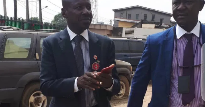 Suspended EFCC Boss, Ibrahim Magu Released…… Says ‘its a case of dog eats dog’