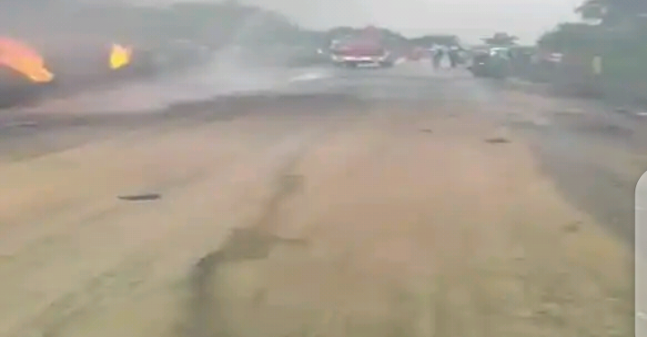 Over 15 burnt to death as tanker explodes in Delta