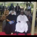 Kogi gov fails to wear mask at Arotile’s funeral.