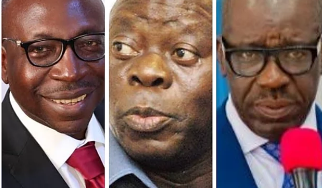 Edo 2020: Oshiomhole Is My Major Opponent, Not Ize-Iyamu- Obaseki