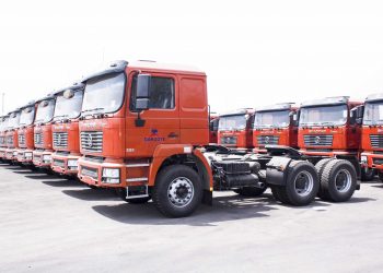 DANGOTE CEMENT Presents 82 SHACMAN Trucks to Distributors after driver training by TSS.