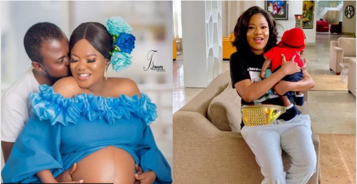 See Toyin Abraham Reaction after fans gift her son 500K