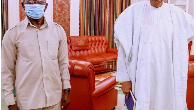 Details Of Buhari Meeting With Oshiomhole Emerge
