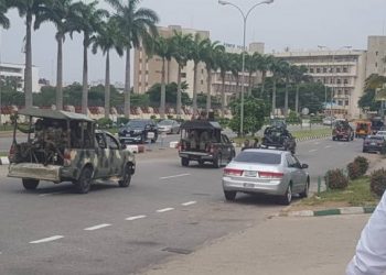 Soldiers, Police,DSS disrupt #RevolutionNow Protest, arrest members [PHOTOS]