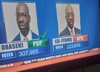 INEC Declares Obaseki Winner Of Edo Governorship Election 2020