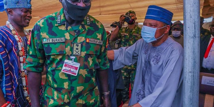 Buratai Defends President Buhari In Osun(Photos)