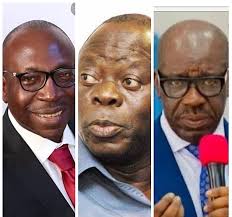 Obaseki extends hand of fellowship to Oshiomhole, Ize-Iyamu