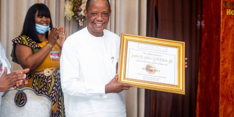 PHOTOS AS CAPT OKUNBO WINS FORBES BEST OF AFRICA AWARDS