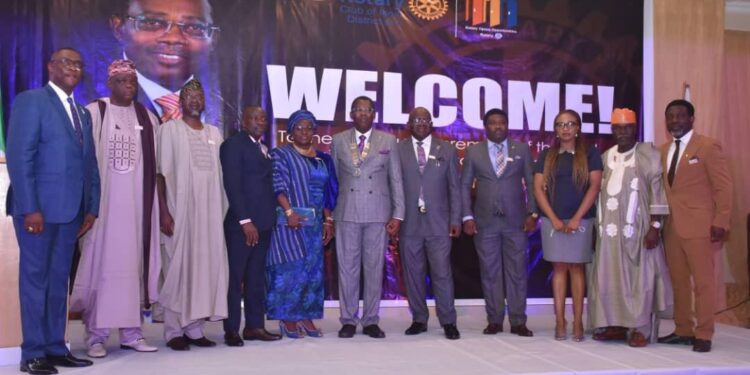 Rotary Club of Ikeja Installs  Dotun Lampejo as New President