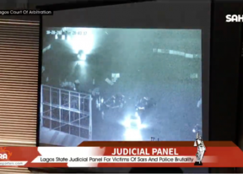 CCTV Footage Shows Military Started Fire At Lekki Toll Gate