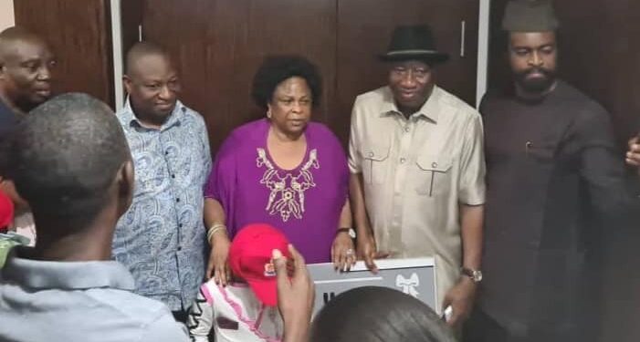 Check Out How Goodluck Jonathan Celebrates His 63rd Birthday As Family Sings For Him (Photos And Video)