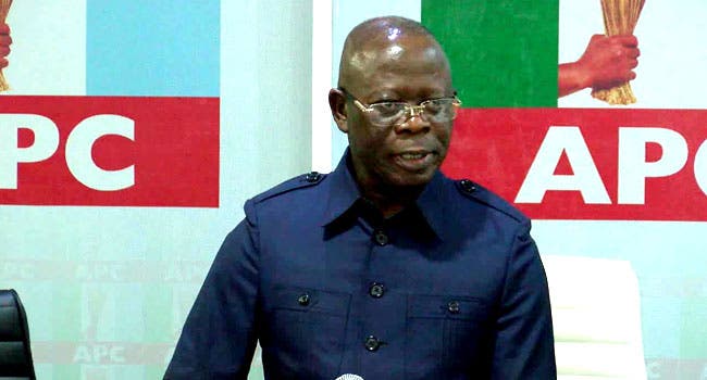 APC Crisis: Oshiomhole Distances Self From Eta’s Suit