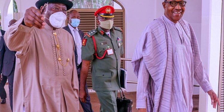 Goodluck Jonathan Briefs Buhari On Political Developments In Gambia