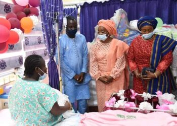 Ibijoke Sanwo-olu Welcomes First Babies Of The Year In Lagos