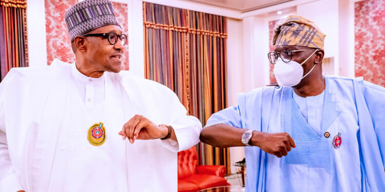 Governor Sanwo-Olu meets Buhari in Aso Rock (Photos)