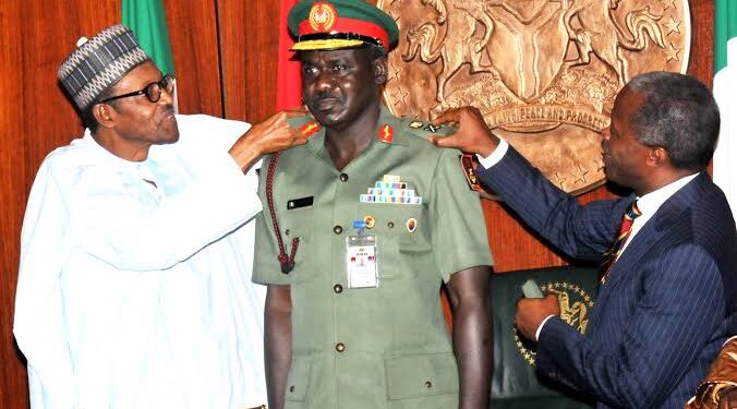 Buratai: Buhari Repaid My Father By Making Me Chief Of Army Staff