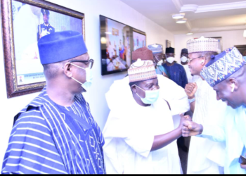 HON. SHINA PELLER PAYS COURTESY VISIT TO NIGER STATE GOVERNOR, EXTENDS SYMPATHIES OVER RECENT KIDNAPPING