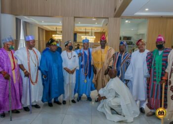 Royal Accolades For Buratai In Osun As He Attends Col Fayemiwo & Wife’s Burial