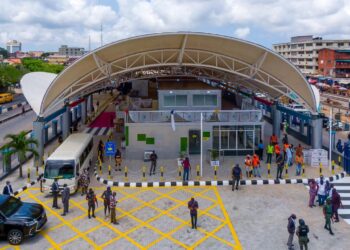 Sanwo-Olu Commissions Yaba Bus Terminal (Photos)
