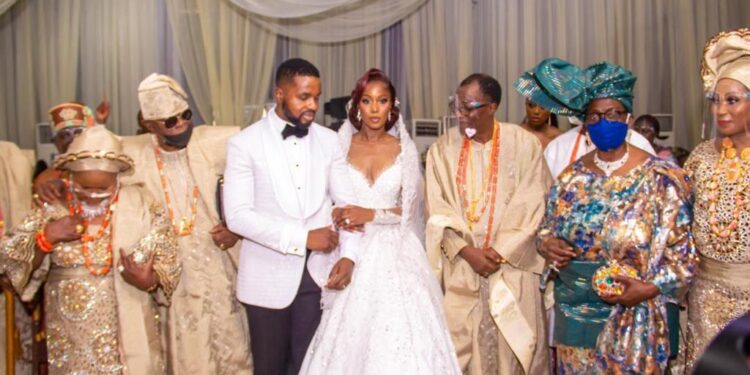 Parade of Stars as Osibajo, Jonathan, Badaru, Bagudu, Babangida, Dimeji Bankole, Peter Obi, Top Nigerian politicians Storm OGD Daughter’s Wedding (Photos)