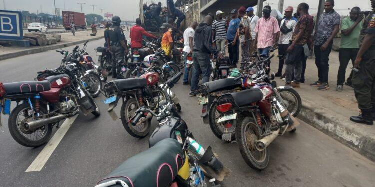 WE WOULD NOT REST ON OUR OARS – Lagos Taskforce  …impounds 410 bikes