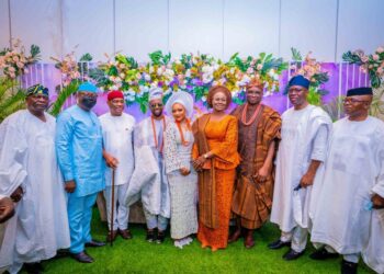 PHOTOS:GOVERNORS FAYEMI WIKE MAKINDE STORMED LAGOS FOR FAYOSE SON’S WEDDING