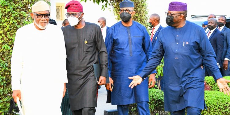 S’WEST GOVERNORS MEET IN LAGOS