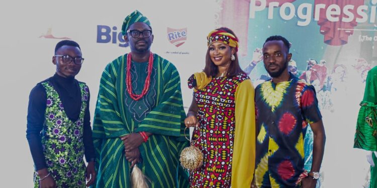 BIGI JOINS NOLLYWOOD…….Sponsors Progressive Tailors Club Movie Premiere