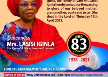 READ HOW PROPHET IGINLA PLANS TO BURY MUM