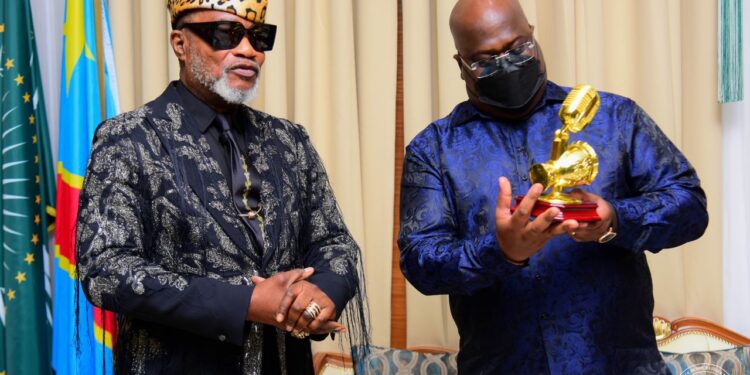 DRC PRESIDENT HOSTS AFRIMA LEGEND AWARD WINNER, KOFFI OLOMIDE