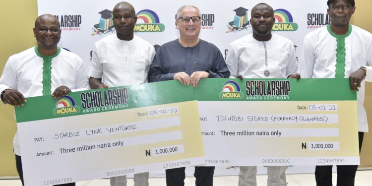 Mouka Rewards Business Partners, Staff with Over N111 Million Worth of Educational Support