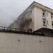 Tension As Fire Erupts Close To Recent Collapsed Building In Lagos