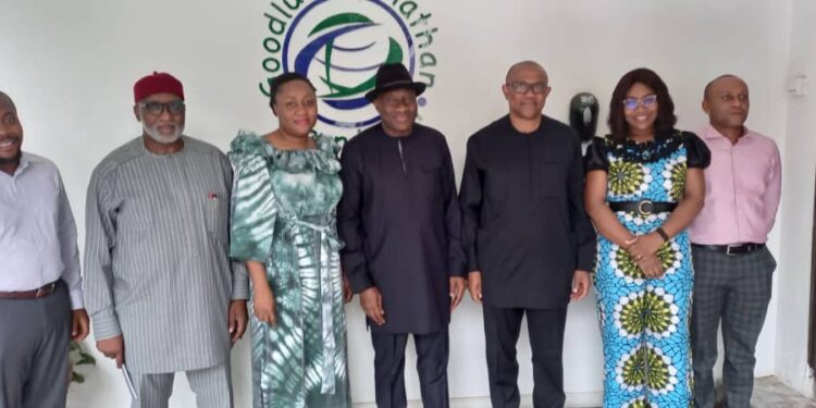 2023: Peter Obi visits Jonathan ahead of election campaign