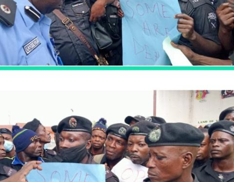 ‘Pay Us Our Salaries; Okada Riders Sleep With Our Wives’ – Osun Policemen Protest