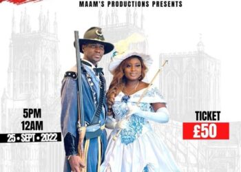 Lateef and wife Mo’bimpe Adedimeji Act Real Characters In  Ndike and Obim In London