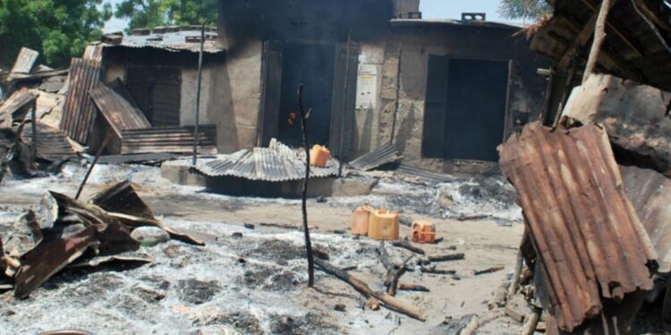 Group Of Unknown Gun-Men Attacked A Building in Jos, Plateau State Nigeria with only Ayodele Patrick Pirishola as survivor.