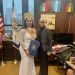 Photos: Erelu Okin In Joyous Mood As She Receives Honorary US Citizenship