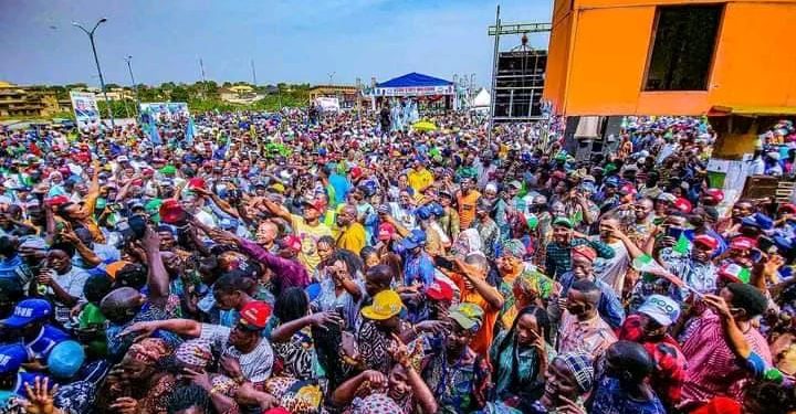 Atiku, Okowa promise to stabilize economy, unite Nigeria as thousands attend PDP rally in Osun