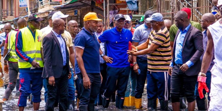 Sanwo-Olu To Begin Demolition Of Markets Built On Drainage
